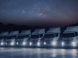 Truck fleet management system for transportation company